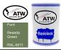 Preview: Ford, Reseda Green, RAL-6011: 500ml Lackdose, von ATW Autoteile West.